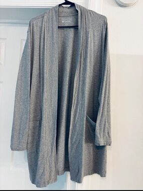 Coolibar UPF 50 Heather Gray Corbella Cardigan M